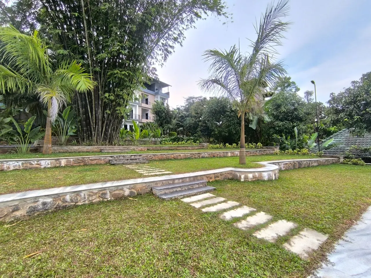 Lakeside resort grounds on the Harangi backwaters, built by CONCEPTS